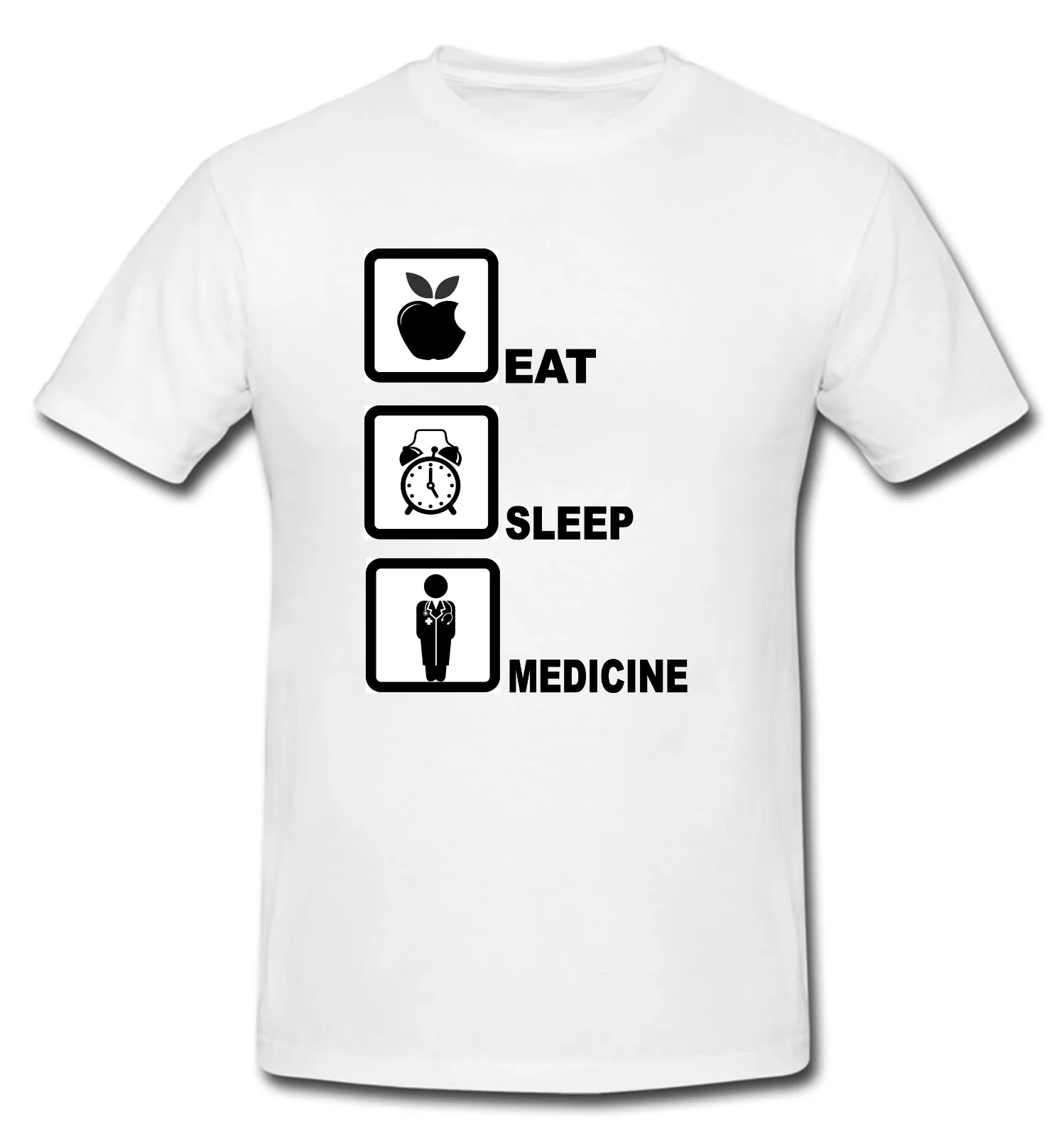 

Eat Sleep Medicine Doctor Nurse Hospital Paramedic T-Shirt (Sizes S - 3XL)