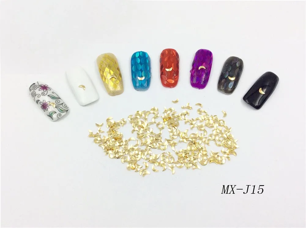 1000 шт луна звезды Nail Art заклепки Multi психического наклейки Советы из серии «сделай сам» маникюрные украшения УФ гель 3D ногтей декорации