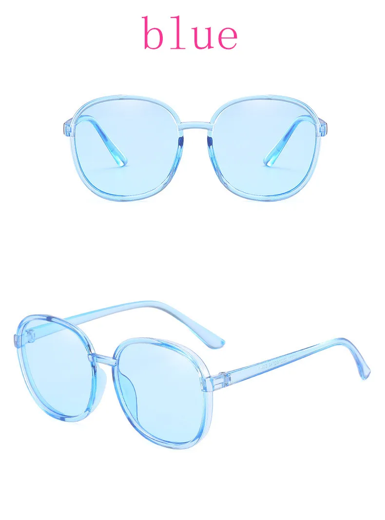 ASUOP 2018 new square fashion ladies sunglasses transparent color retro cat eyes men's glasses luxury brand crystal glasses (1)