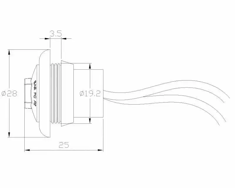 0.75'' lamp