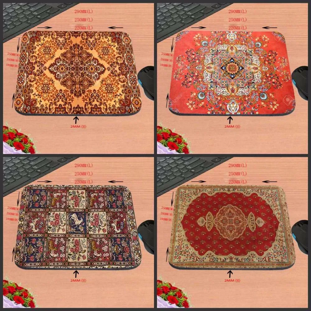 Congsipad New Arrival Custom Persian carpet  Silicone Mouse Pad Superhero Anti-Slip Mousepad Soft Rubber Mat for Optical Mice