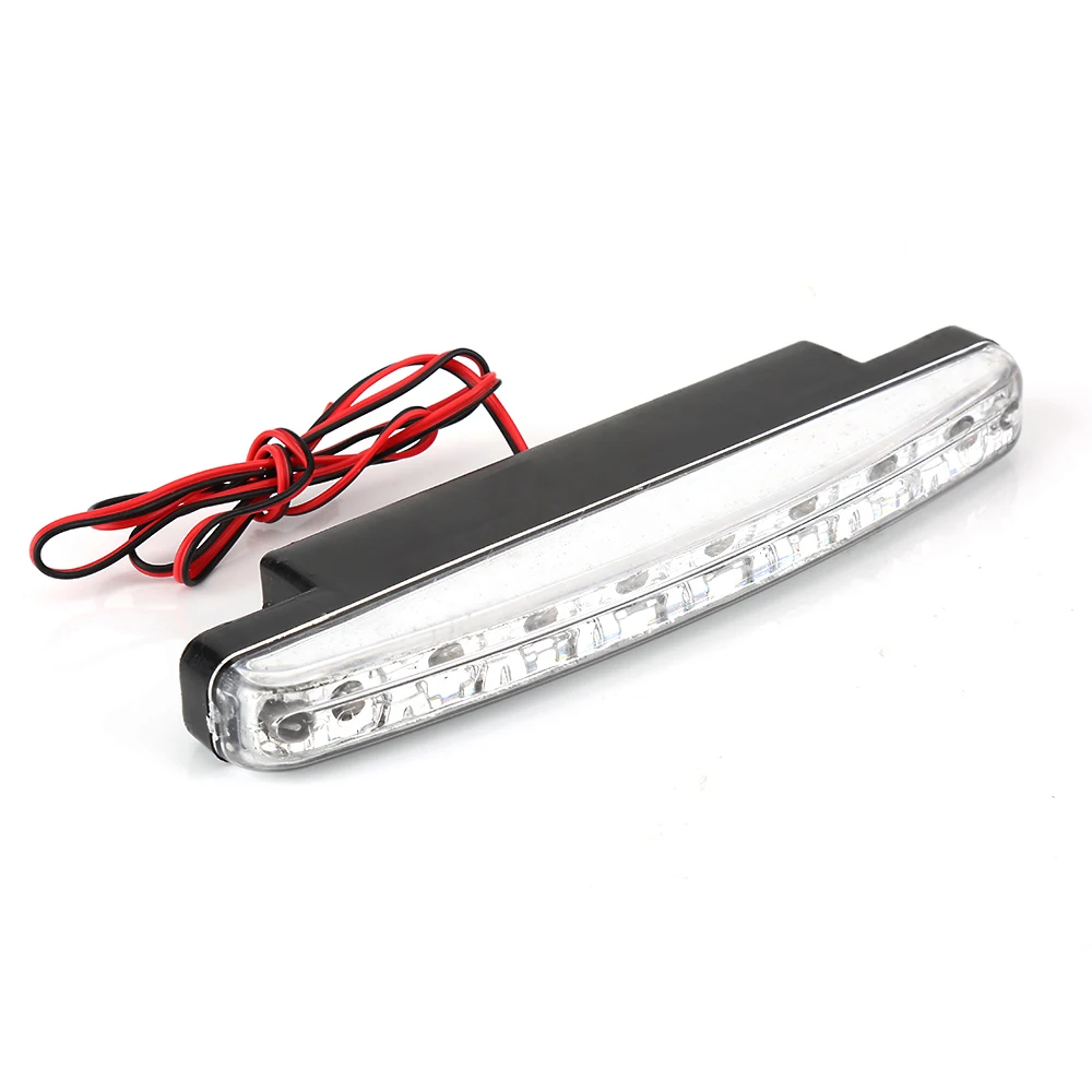8led для дневного вождения света DRL автомобилей Противотуманные фары Водонепроницаемый Белый DC 12В Передние противотуманные ДРЛ лампы головного света автомобилей стайлинг 8led для дневного вождения света DRL автомобилей Противотуманные фары Водонепроницаемый Белый DC 12В Передние противотуманные ДРЛ лампы головного света автомобилей стайлинг