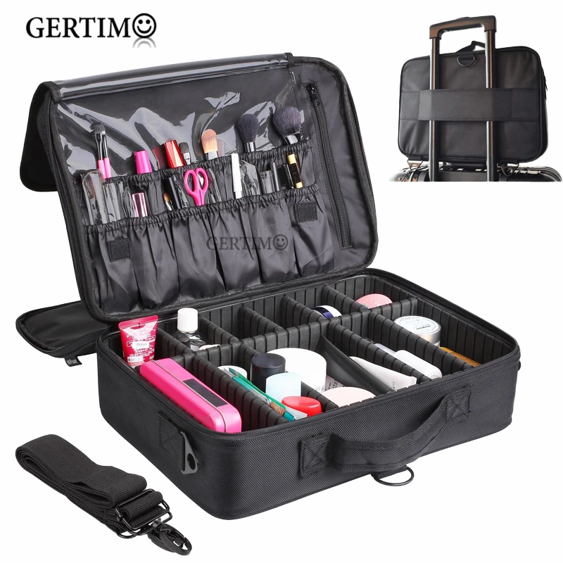  Women's Articles Beauty Portable Professional Cosmetics Makeup Organizer Case Storage Bag Travel Bo