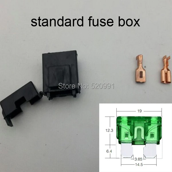 10sets medium Fuse Holder ATC/ ATO Automotive Waterpoof Automotive fuse