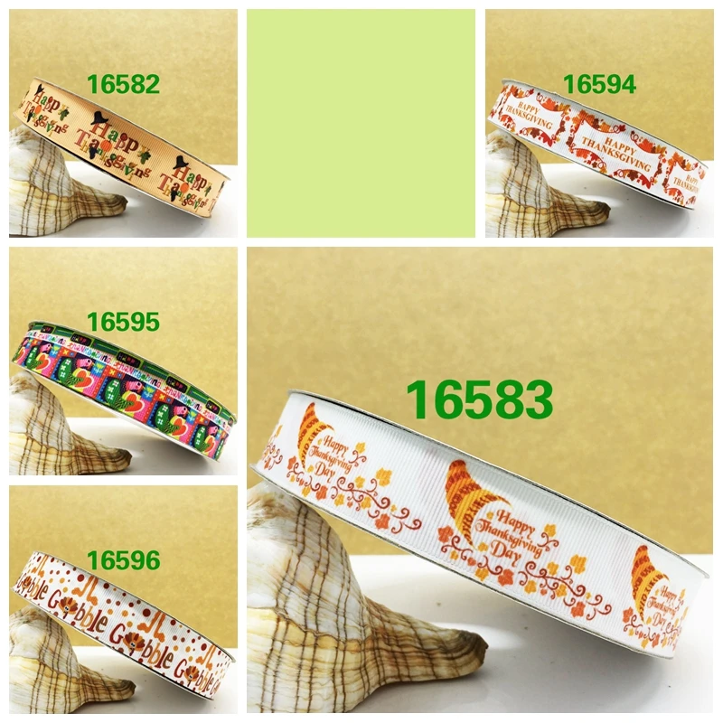 

Free shipping 50 yard cartoon printed grosgrain ribbon 16603