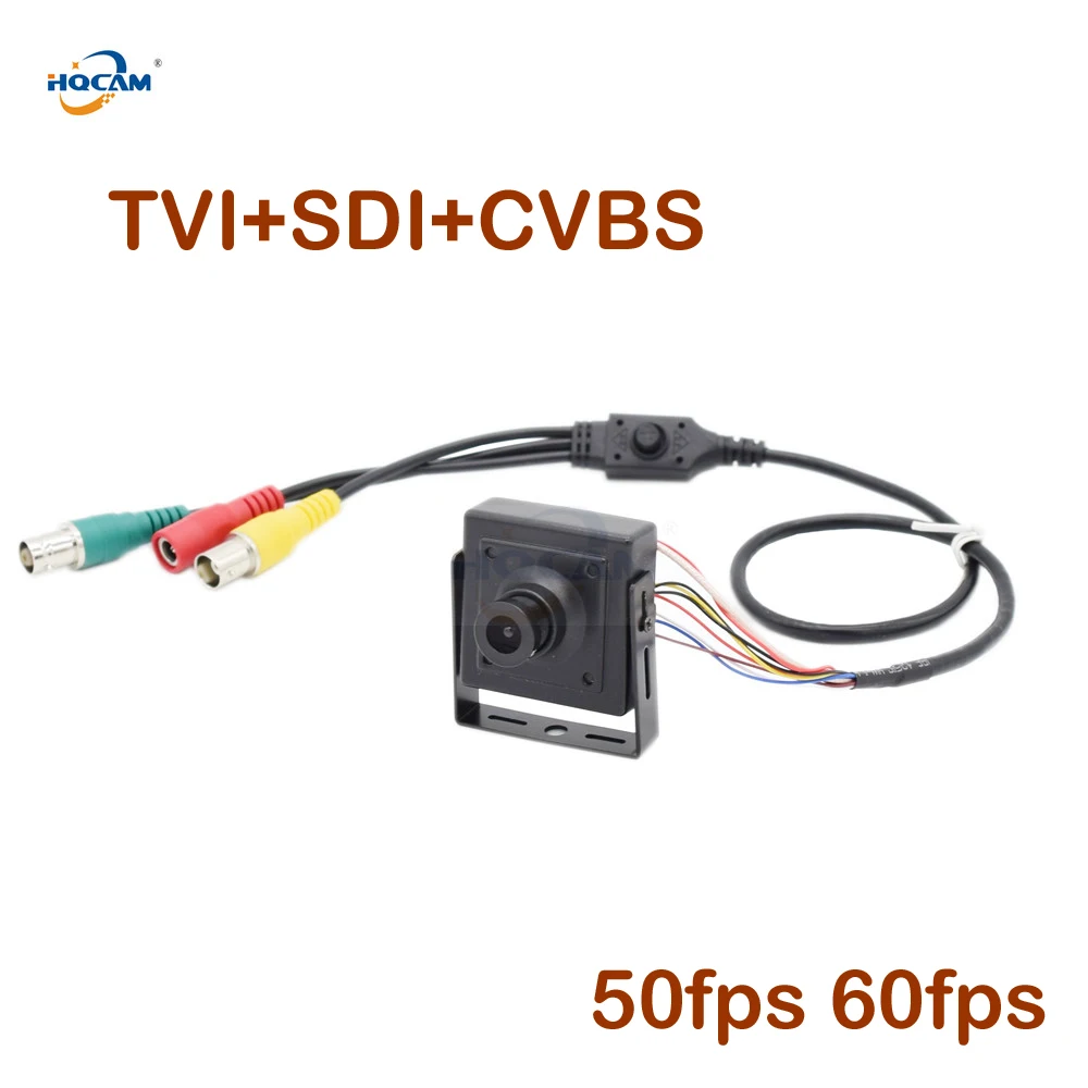 HQCAM Mini TVI Cameera 50fps 60fps + SDI CVBS 1080P IR Camera Stellar camera Panasonic Sensor WDR | Безопасность и защита