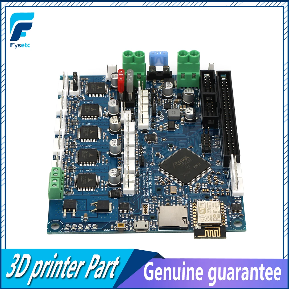 Online Geklont DuetWifi Duet 2 Wifi V1.04 Erweiterte 32bit Motherboard Mit Verbunden Controller Board Für 3D Drucker CNC BLV MGN Cube