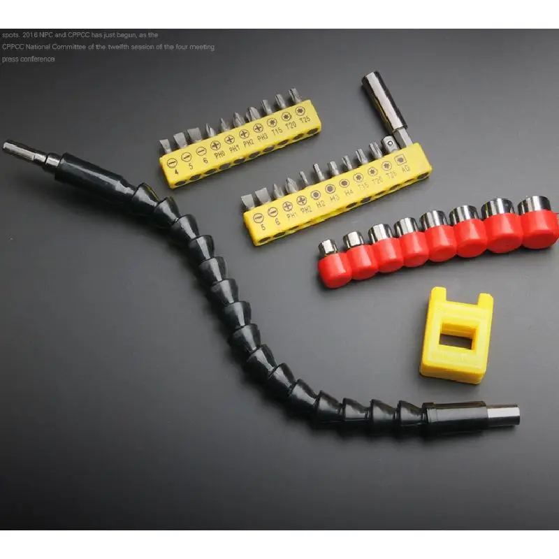 Electric Screwdriver Head Ectric Drill Universal Flexible Shaft