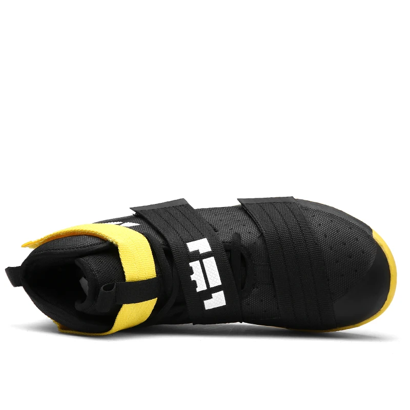 Zapatillas de baloncesto para hombre zapatillas Lebrons High top con cordones tobillo calzado deportivo cojín de aire a prueba de golpes cesta homme baloncesto