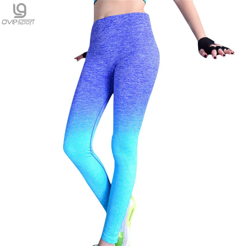 Image 4 Leggings Colors Women Clothing Sports Slim Pants Legging Workout Sport Fitness Girls Bodybuilding And Running Gym Clothes