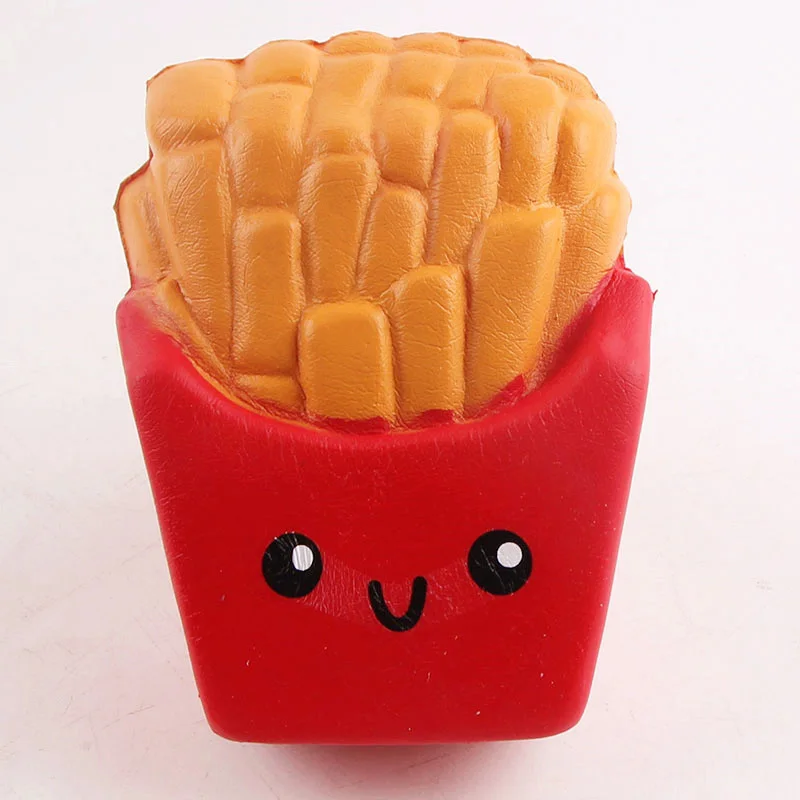 Squishies المقلية المعطرة اسفنجي بطيئة ارتفاع لينة ضغط محشوة لعب الاطفال أحزمة هاتف المحمول هدايا مجموعات