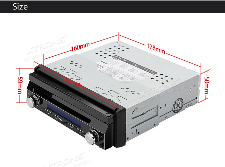 XTRONS Универсальный " Android 9,0 One 1 Din радио автомобильный стерео плеер wifi OBD2 DAB+ USB 1080P gps навигация рулевое колесо без DVD