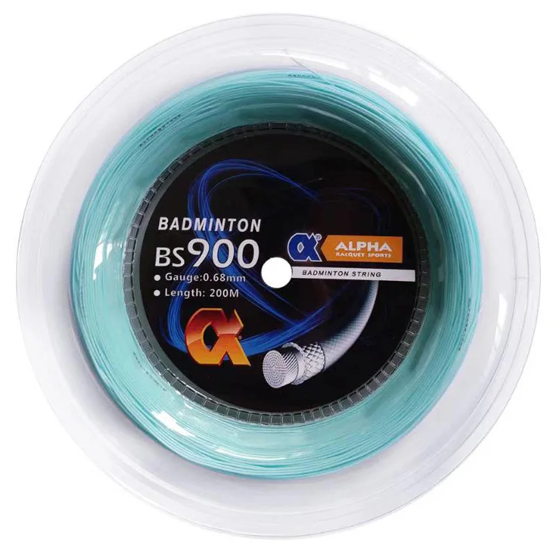 Alpha 0.68mm Badminton Racket String BS900 Coil Control Badminton String 200m Reel Good Durability Good Durabili Made in Taiwan - Цвет: Ice crystal blue