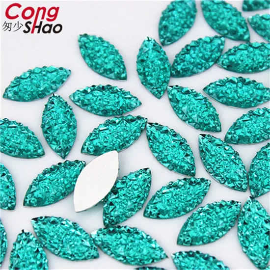 Sourcing Map Lot De 15 Perles Strass En Forme D'œil De Cheval