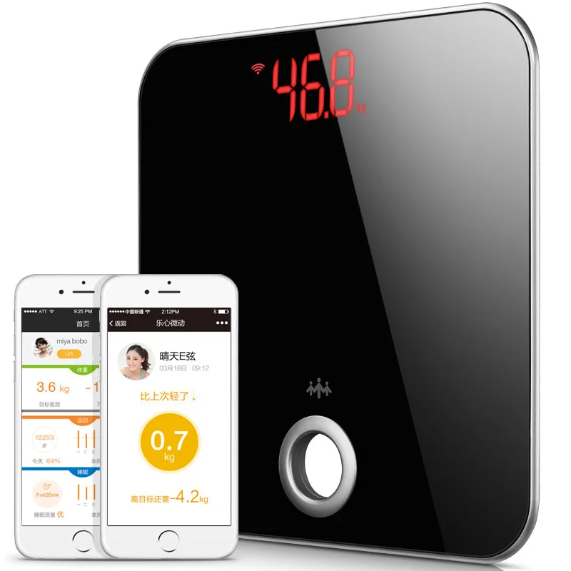 Original Mini Smart Weight Scale Digital Scale Body Fat Scale Health Scale Supp