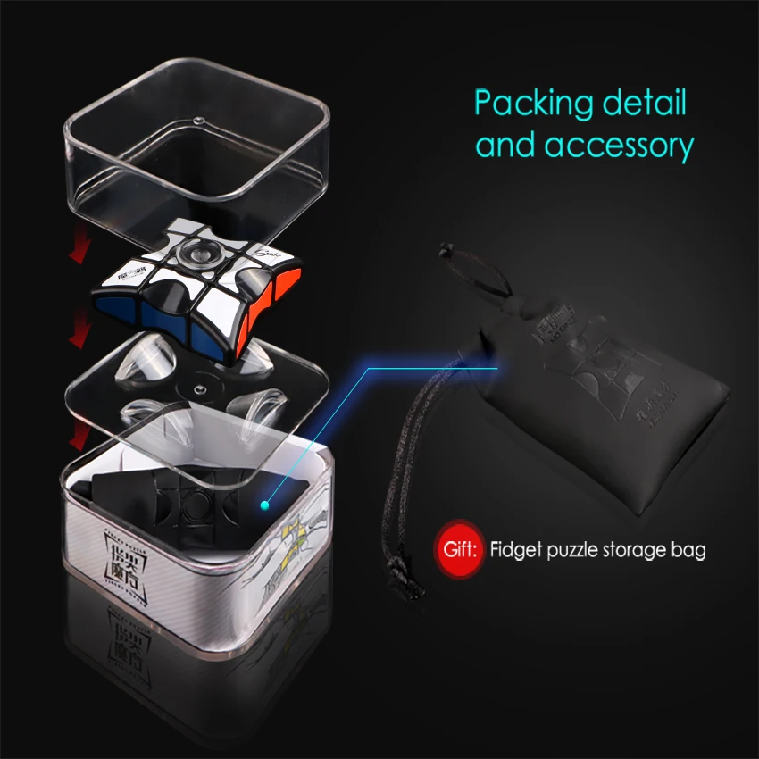 Mofangge Professional Magic Cube Puzzle Spinner Cube Hand Anti Stress Toys Finger Block Puzzle Cube Speed Cubo Magico Kid Toys