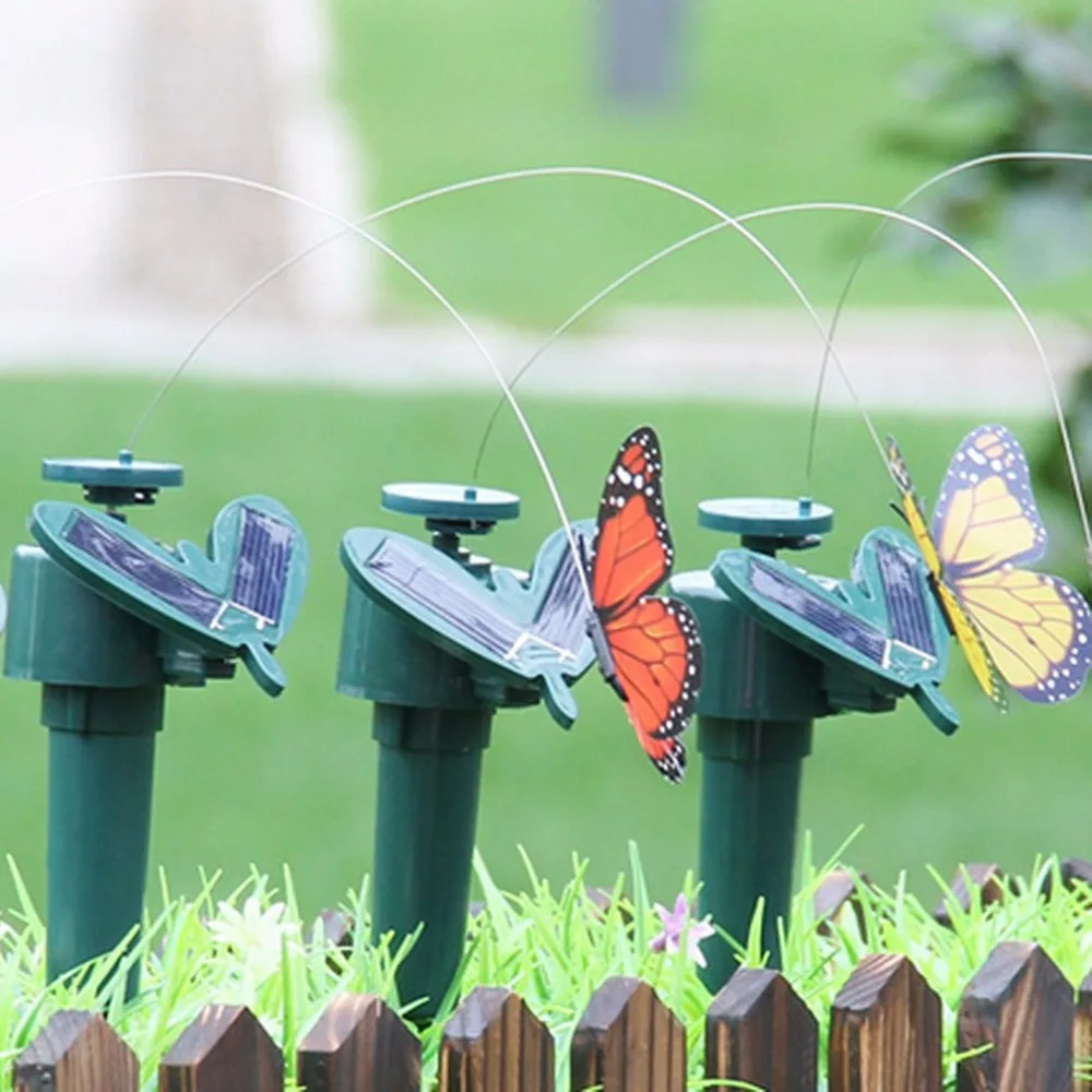 Solar Powered Dancing Flying Butterfly Birthday Gift Toy Balcony Garden Yard Decoration Flying Solar Toys For Children Solar Powered Dancing Flying Butterfly Birthday Gift Toy Balcony Garden Yard Decoration Flying Solar Toys For Children