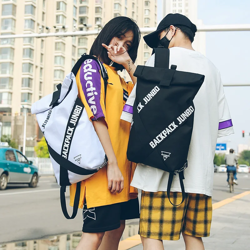 ORIGINAL  Couple bag Unisex Cool Backpacks Personality Fashion Oxford Cloth Bag Casual Art Unique Big Backpac