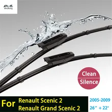 Автомобильные наклейки стеклоочистителей для Renault Scenic 2 Grand Scenic 2(2005-2009) 2"+ 22" подходит только байонетный Тип стеклоочистителей