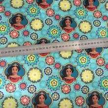 108*50 см мультфильм ретро принцесса хлопок ткань детская одежда/Diy ручной работы дизайнерское постельное белье домашний кошелек из ткани