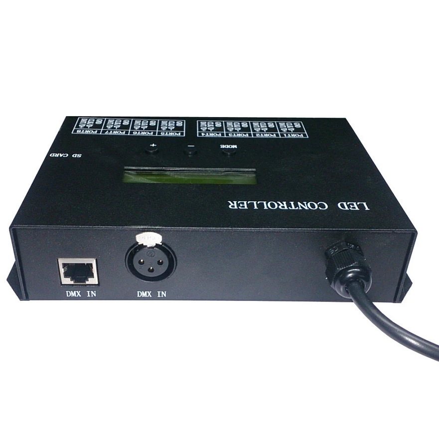 LED контроллер Полноцветный Программируемый DMX512 8 портов Drive 8192 пикселей можно
