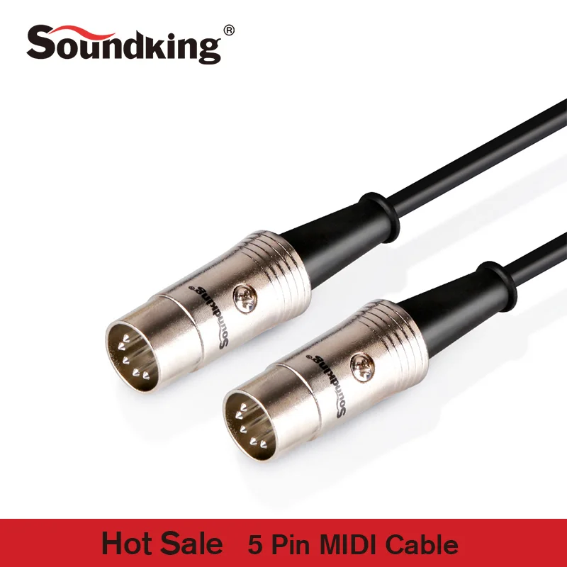 Soundking хит продаж Midi кабель 5pin папа Папа аудио midi гитарный пианино музыкальный