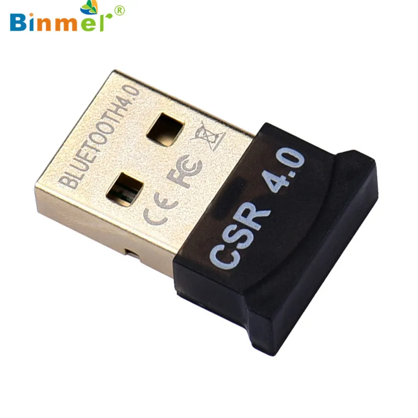 Binmer Мини беспроводной USB Bluetooth 4,0 адаптер ключ для ПК ноутбука Win XP Vista7/8/10 CSR4.0 Aug 24