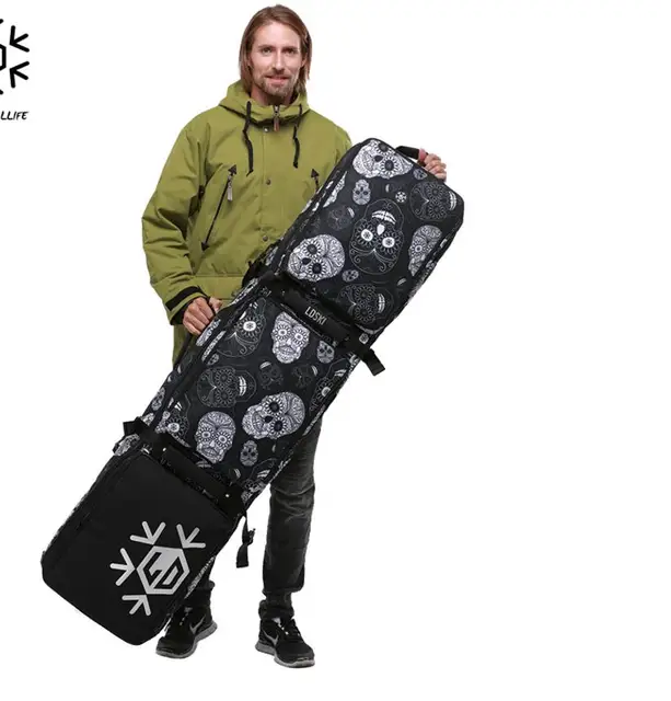 142/148/158/168/178/188cm Ski Snowboard Bag With Wheels \ Snowboard