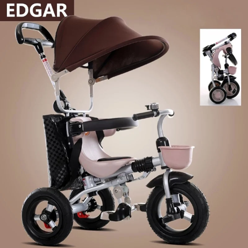EDGAR Edgar Child Tricycle Baby Stroller Folding Cart Bicycle Baby