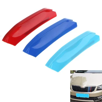 

Wholesale 3D Car Front Grilles Trim Sport Strips Cover For Skoda Octavia A7 2015-2017 May06
