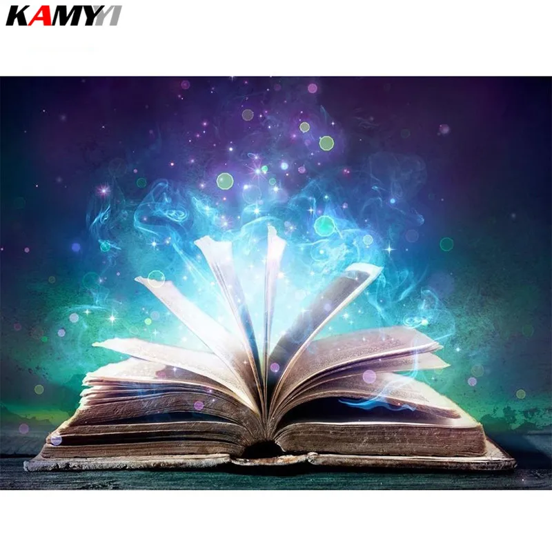 KAMY YI Full Square/Round 5D DIY Diamond Embroidery CartoonBooks Night Dream Painting Home Decor HYY | Дом и сад