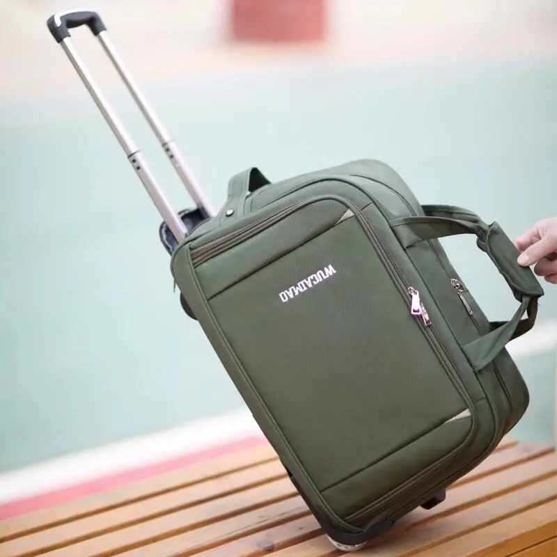 New Women Rolling Suitcase Fashion Waterproof Luggage Bag Thicken Trolley Luggage Travel bag Men Travel carry on Wheels