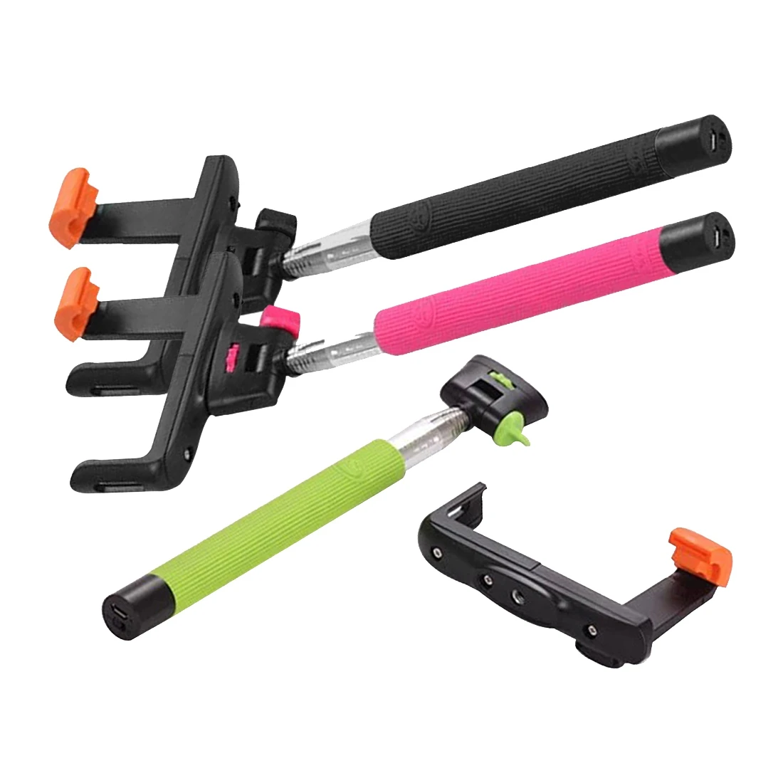 Extendable Handheld Wireless Bluetooth Selfie Stick For Android Phone random
