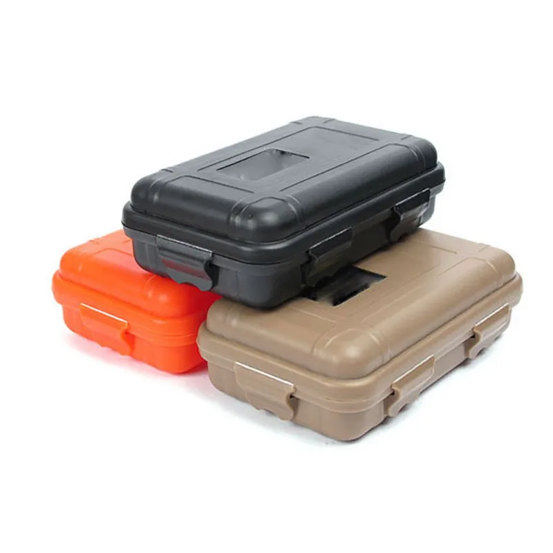 Mini EDC tools outdoor survival kit box quakeproof pressure waterproof