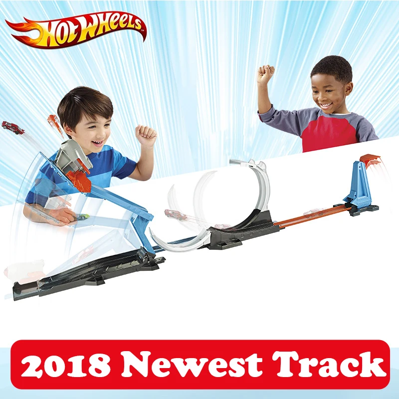 Подлинная игрушечная дорожка HotWheels 2018 новейший трек набор Rocket Launch Challenge