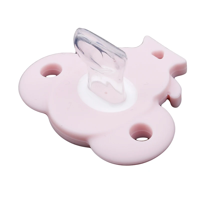Розовая/синяя силиконовая детская соска в форме слона, Ортодонтическая Соска для новорожденных, игрушки для кормления детей, соска