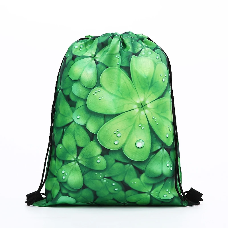 2019 New Cotton Drawstring Bag Backpack String Bags Rammstein Drawstring Backpack Irish Festival Baby Girl String Backpack