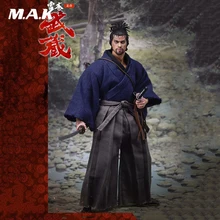Collectible 1/6 Scale Miyamoto Musashi 2.0 Standard Ver. 12'' Male Action Figure Doll Toys Gift 1000 toys toa heavy industries synthetic human black color ver 1 12 scale movable figure collectible toy 3 styles