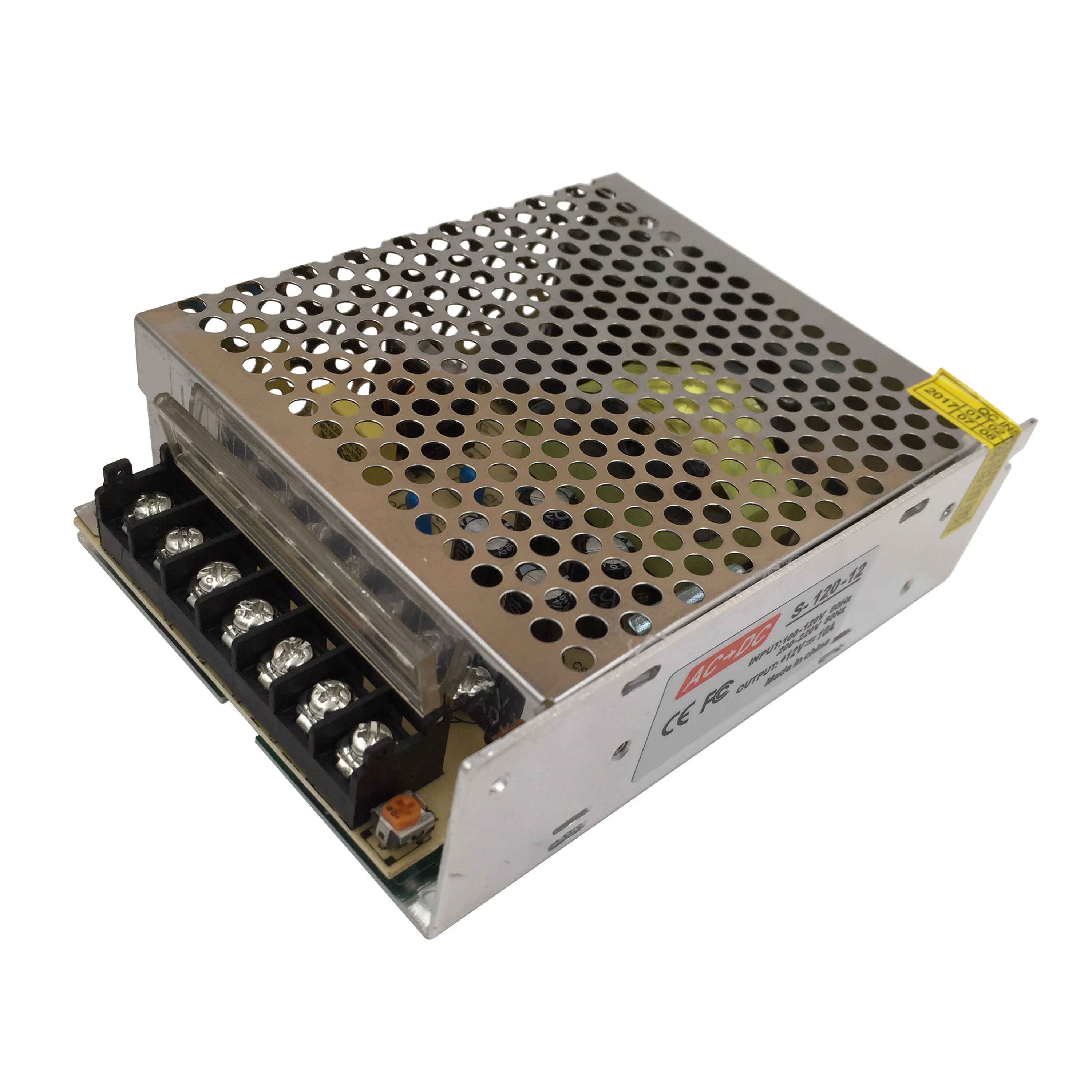 

Lighting Transformers DC 12V output 10A AC to DC Switching Power Supply AC 220V 110V 120W PWM LED Driver Adapter for LED Strip