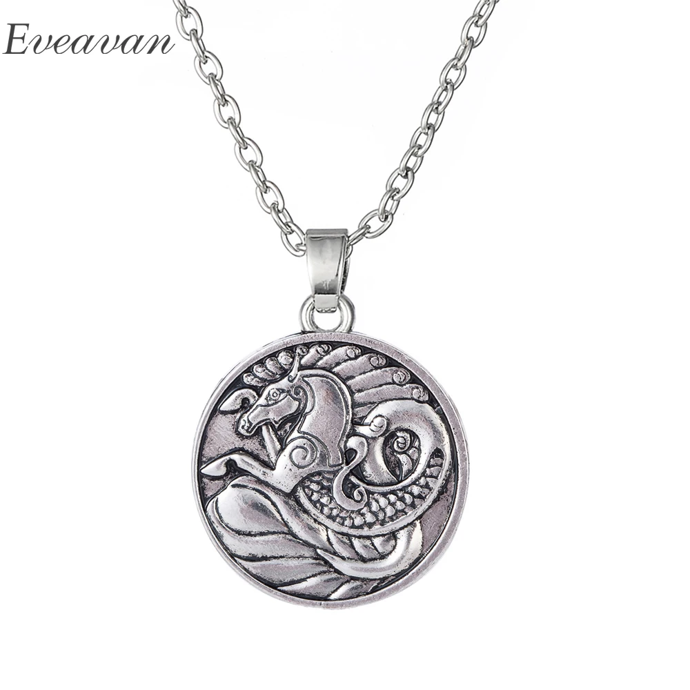 

EUEAVAN 30pcs 6 Styles Vintage Animal Pendant Necklace Unicorn Wolf Eagle Bear Pegasus Horse Charm Jewelry Gift For Men Women