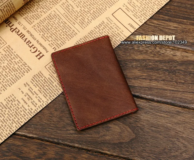 Genuine Leather Driver license Holder Real Leather License Bag wallet Vertical (12)