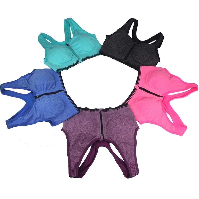Woman Girls Bras Sport Tanks Sports Bra And Underwear Set For Athletic Gym Running 5 Colour Pink Green Blued Purple Black
