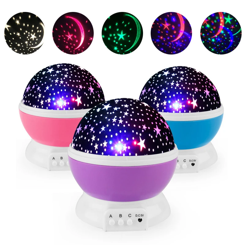 Novelty Luminous Toys Romantic Starry Sky LED Night Light Projector