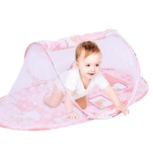 Детская кровать с противомоскитной сеткой портативные складные детские москитные сетки детские Мультяшные корабль арочные комары новорожденный сон кровать путешествия балдахин