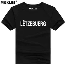 LUXEMBURG t shirt diy free custom made name number lux t shirt nation flag lu luxembourgish