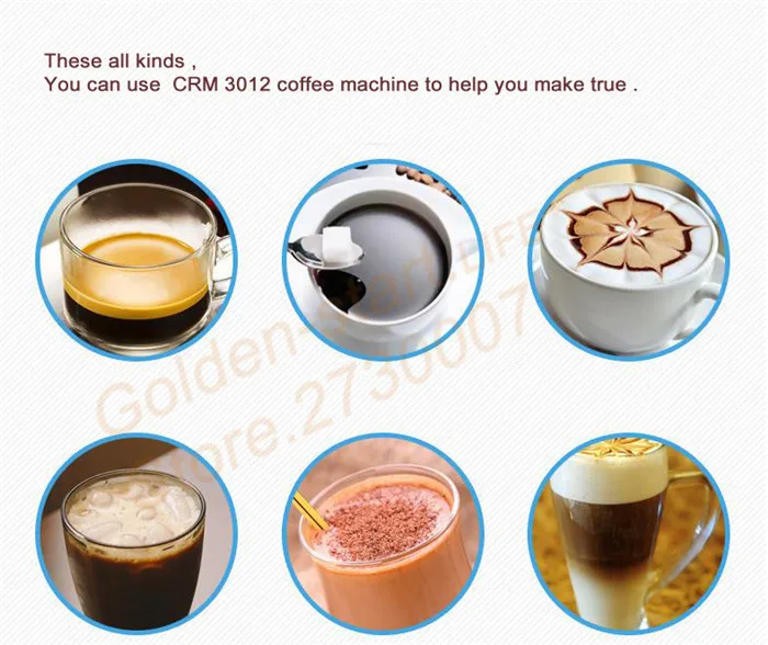 Эспрессо кофеварка автоматическая кофемашина коммерческий офис паровой высокого давления двойной насос Toper кофеварка