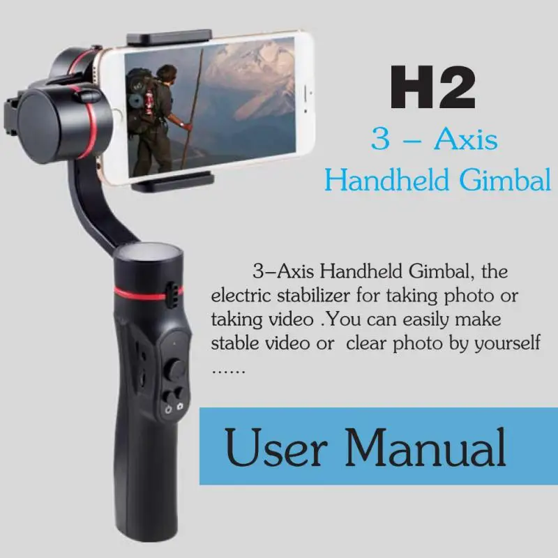 

new Handheld Gimbal Digital Photography Smooth Lightweight Smart Phone Stabilizer for iPhone 8 X for Samsung Huawei Xiaomi #0910