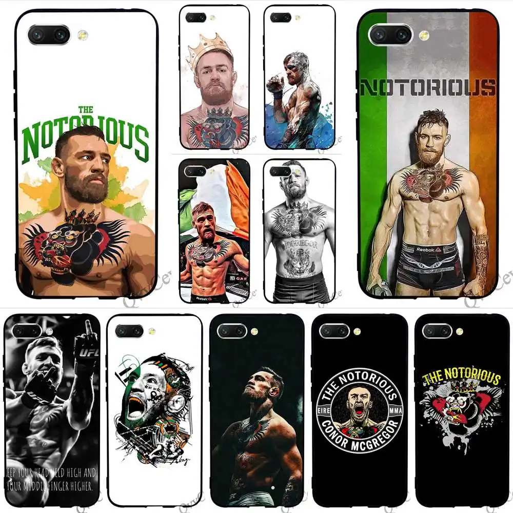 

Colorful Conor McGregor Phone Cover for Huawei Honor 9 Lite Case 8 10 6A 7A Pro 7X 7C Y6 Prime Nova 3i 3 Silicone
