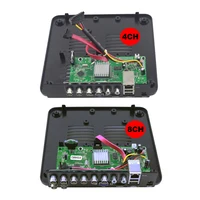 Mini CCTV DVR 4 kanał 8 kanał 1080N AHD DVR cyfrowy rejestrator wideo 5 w 1 hybrydowy DVR 1080P NVR nadzoru bezpieczeństwa P2P 4