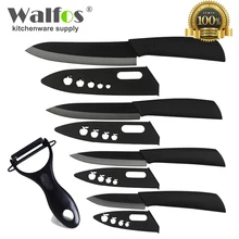 Hohe Qualität Küche Keramikmesser set 3 “4” 5 “6” zoll Zirkonia Schwarze Klinge Schäl Obst Vege Kochen Keramikmesser set